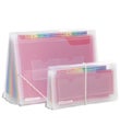 Clear 13-Pocket Accordion Files