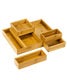 Stackable Bamboo Drawer Organizers