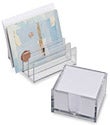 Clear Memo Block & Letter Sorter