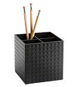 Black Punctuate Pencil Cube