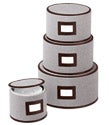 Eco-Fabric Round Plate Storage Cases