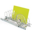 Chrome Roll-Out Lid Holder