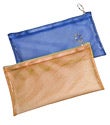 Small Metallic Micro Mesh Pouch