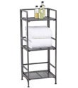 3-Shelf Iron Folding Bookcase