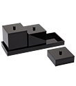 Black Lacquered Canisters