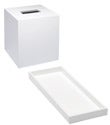 White Lacquered Bath Accessories