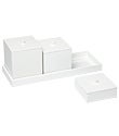 White Lacquered Canisters