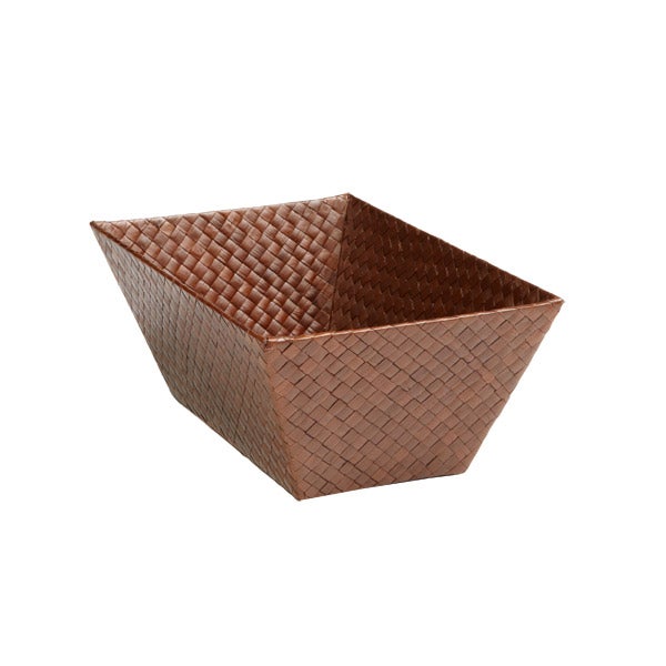 Small Rectangular Pandan Basket The Container Store