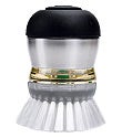 Stainless SteeL&trade; Soap Dispensing Palm Brush