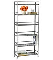 6-Shelf Iron Folding Bookcase