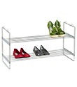 Chrome 2-Tier Shoe Shelf