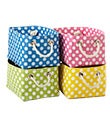 Small Polka Dot Storage Bin