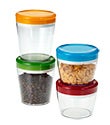 Round Acrylic Canisters