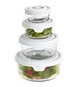 Round Glass TrueSeal Food Storage