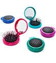 Pop-Up Hair Brush with Mirror