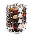 Chrome Spinning Spice Rack