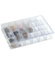 13-1/8" x 9" Clear 24-Compartment Box