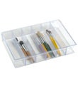 13-1/8" x 9" Clear 6-Compartment Box