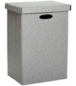Grey Flannel Folding Hamper