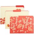 Blossom Letter-Size Interior File Folders
