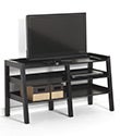 Linea Leaning Media Stand