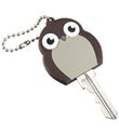Owl Flash Light Key Cap