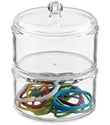 2-Section Acrylic Stacking Canister