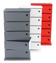 5-Bin Storage Tower