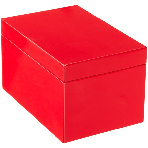 Large Lacquered Rectangular Box The Container Store