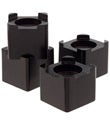 Espresso Bed Risers