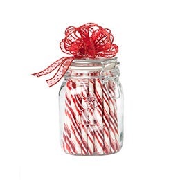 Snowman Hermetic Jar Peppermint Gift