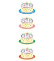 Birthday Cake Stickers