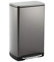 simplehuman&reg; Anthracite 10 gal. Rectangle Next Gen Step Can