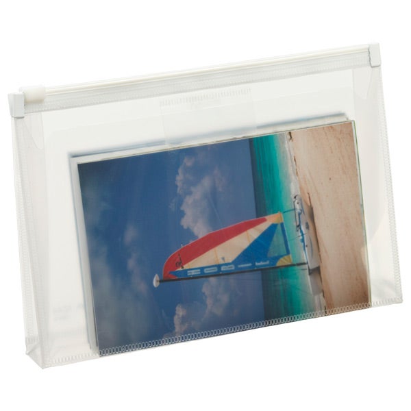 Clear Zippered Envelope The Container Store