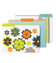 Tranquility Letter-Size Interior File Folders