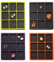 9-Section Felt Accessory Tray