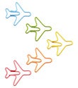 Airplane Paper Clips
