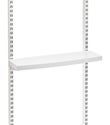 White elfa d&eacute;cor Accessory/Monitor Shelves