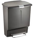 simplehuman&reg; 15 gal. Rectangle Plastic Recycler