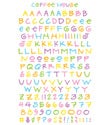 Bright Alphabet Stickers