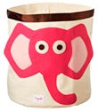 Elephant Canvas Bin
