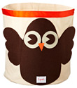 Owl Canvas Bin