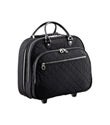 Black Quilted Rolling Tote by baggallini&reg;