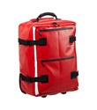 Red 20" Tarpaulin Rolling Luggage