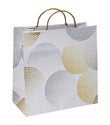 Metallic Dot Circles Gift Totes