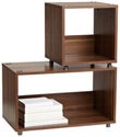 Walnut Vario Stacking Shelves