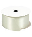 Antiqued White Double-Faced Satin Ribbon
