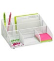 White Mesh Desk Station