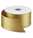 Gold Satin Wired Ribbon Gold Satin Wired Ribbon