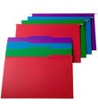 Legal-Size File Folders in Assorted Colors